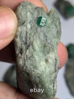 28 Pieces, 209 Grams, Emerald Specimens From Swat Valley, Pakistan