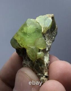 295 Gram Peridot Crystals Specimen lot From Pakistan 13 Pcs