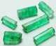 29.80 Carat 6 Pieces Top Quality Natural Emerald Crystal Lot From Panjshir
