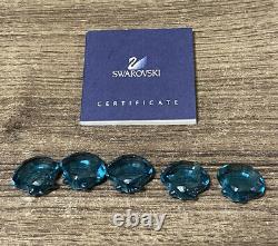 29 Piece Swarovski Crystal Top Shell Set Mini 2007 880692 Yellow Blue And Clear