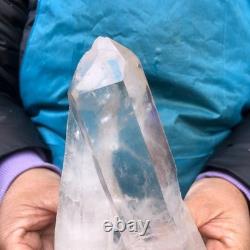 2Pieces 1980g Clear White Quartz Crystal Cluster Rough Specimen Healing 2977