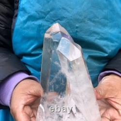 2Pieces 1980g Clear White Quartz Crystal Cluster Rough Specimen Healing 2977