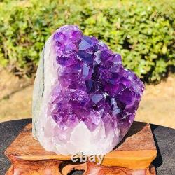 2Pieces 3.58LB Natural Beautiful Uruguayan Amethyst Quartz Crystal Healing 3230
