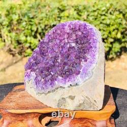 2Pieces 3.58LB Natural Beautiful Uruguayan Amethyst Quartz Crystal Healing 3230