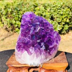 2Pieces 3.58LB Natural Beautiful Uruguayan Amethyst Quartz Crystal Healing 3230