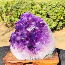 2Pieces 3.58LB Natural Beautiful Uruguayan Amethyst Quartz Crystal Healing 3230