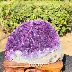 2Pieces 3.58LB Natural Beautiful Uruguayan Amethyst Quartz Crystal Healing 3230