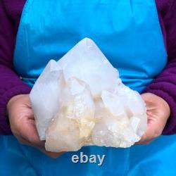 2Pieces 6.73LB Natural Clear Quartz Cluster Crystal Cluster Mineral Specimen 425