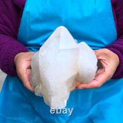 2Pieces 6.73LB Natural Clear Quartz Cluster Crystal Cluster Mineral Specimen 425