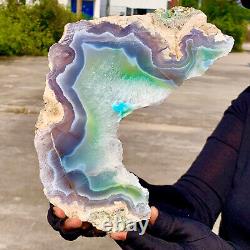 2.32LB Natural and Beautiful Agate, Cave Water, Deluxe Piece, Extra Large Gem