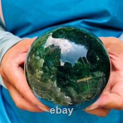 2 Pieces 2240g Natural Fransparent Fluorite Energy Ball Reiki Stone Healing 889