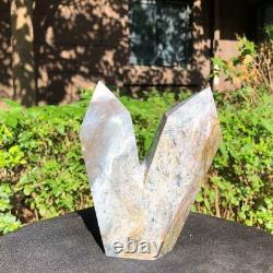 2 Pieces 4.77LB Natural Ocean Jasper column multiple pointed quartz crystal 1181