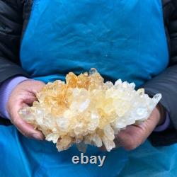 2 Pieces 4.9LB Natural Clear Quartz Crystal Cluster Mineral Specimen 2885