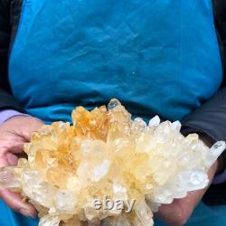 2 Pieces 4.9LB Natural Clear Quartz Crystal Cluster Mineral Specimen 2885