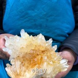 2 Pieces 4.9LB Natural Clear Quartz Crystal Cluster Mineral Specimen 2885