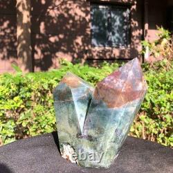 2 Pieces 5.14LB Natural Ocean Jasper column multiple pointed quartz crystal 1180