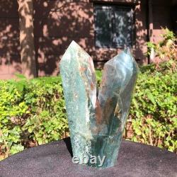 2 Pieces 5.14LB Natural Ocean Jasper column multiple pointed quartz crystal 1180
