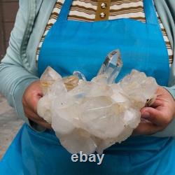 2 Pieces 5.91LB Natural Clear Quartz Crystal Cluster Mineral Specimen 1457
