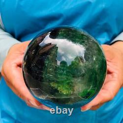2 Pieces 5.91LB Natural Green Fluorite Ball Quartz Crystal Reiki Healing 879