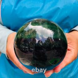 2 Pieces 5.91LB Natural Green Fluorite Ball Quartz Crystal Reiki Healing 879