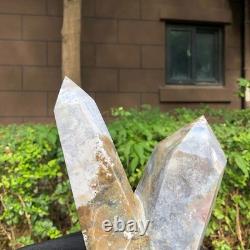 2 Pieces 6.16LB Natural Ocean Jasper column multiple pointed quartz crystal 1177