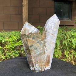2 Pieces 6.16LB Natural Ocean Jasper column multiple pointed quartz crystal 1177