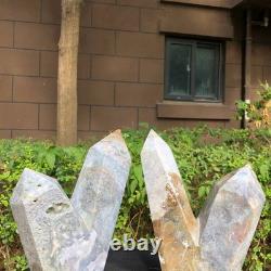 2 Pieces 6.16LB Natural Ocean Jasper column multiple pointed quartz crystal 1177