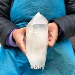 2 Pieces 6.51LB Natural Clear Quartz Crystal Cluster Mineral Specimen 2883
