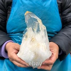 2 Pieces 6.51LB Natural Clear Quartz Crystal Cluster Mineral Specimen 2883