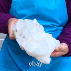 2 Pieces 7.17LB Natural Transparent White Quartz Crystal Cluster Specimen 429