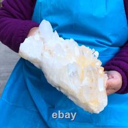 2 Pieces 7.17LB Natural Transparent White Quartz Crystal Cluster Specimen 429