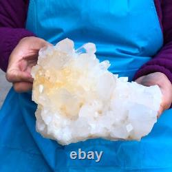 2 Pieces 7.17LB Natural Transparent White Quartz Crystal Cluster Specimen 429