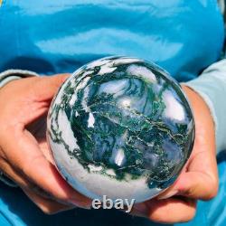 2 pieces 1800g Natural aquatic Agate Ball Quartz Crystal Sphere Healing 2107