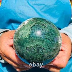 2 pieces 1800g Natural aquatic Agate Ball Quartz Crystal Sphere Healing 2107