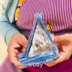 2 pieces 1960g Rare Blue Crystal Natural Kyanite Rough Gem mineral Specimen 1917