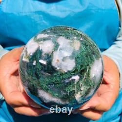 2 pieces 2330g Natural aquatic Agate Ball Quartz Crystal Sphere Healing 2093