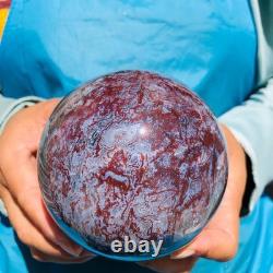 2 pieces 2550g Natural aquatic Agate Ball Quartz Crystal Sphere Healing 2087