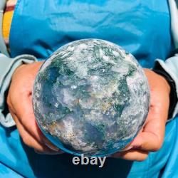 2 pieces 2550g Natural aquatic Agate Ball Quartz Crystal Sphere Healing 2087