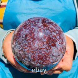 2 pieces 2550g Natural aquatic Agate Ball Quartz Crystal Sphere Healing 2087