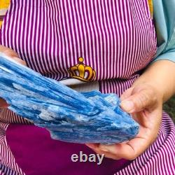 2 pieces 3.6LB Rare Natural Beautiful Blue With Crystal Quartz Specimen 1901