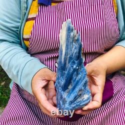 2 pieces 3.6LB Rare Natural Beautiful Blue With Crystal Quartz Specimen 1901
