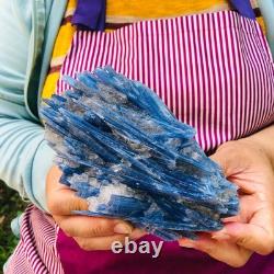 2 pieces 4.2LB Rare Natural Beautiful Blue With Crystal Quartz Specimen 1897 2 pieces 4.2LB Rare Natural Beautiful Blue With Crystal Quartz Specimen 1897