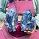 2 Pieces 4.88lb Natural Blue Crystal Kyanite Rough Gem Mineral Specimen 1899