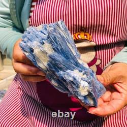 2 pieces 4.88LB Natural Blue Crystal Kyanite Rough Gem mineral Specimen 1899