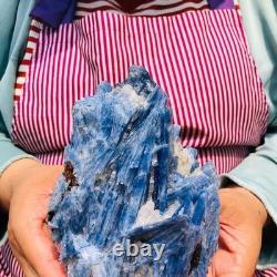 2 pieces 4.88LB Natural Blue Crystal Kyanite Rough Gem mineral Specimen 1899