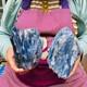 2 Pieces 5.91lb Natural Blue Crystal Kyanite Rough Gem Mineral Specimen 1900
