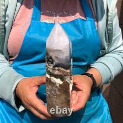 2 pieces 6.33LB Natural Volcanic agate multiple pointed pillars healing 2227