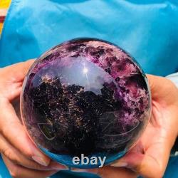2 pieces 7.12LB Natural Beautiful Fluorite Energy Crystal Ball Healing 1308