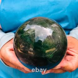 2piec 4.4LB Natural Beautiful Fluorite Energy Magic Ball Reiki Healing 892