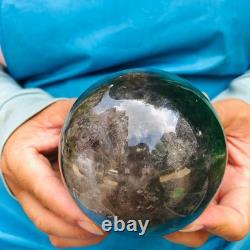 2piec 4.4LB Natural Beautiful Fluorite Energy Magic Ball Reiki Healing 892